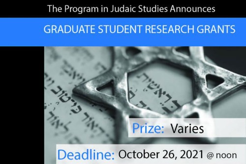 Graduate Student Awards flyer
